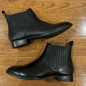 Jack Rogers Black Leather Pippa Boots Size 6 NWOT